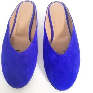 Alumnae Almond Toe Slide, Electric Blue